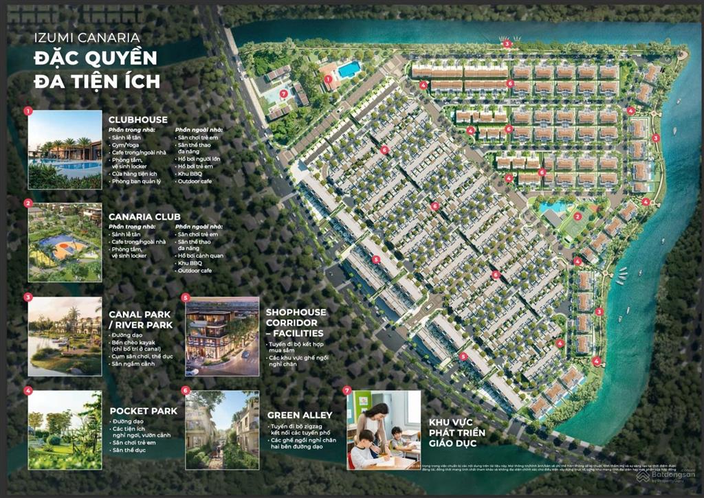 Nhà phố đối diện clubhouse dt 163m2, dtsd 223m canaria izumi city xã long hưng, biên hòa đồng nai