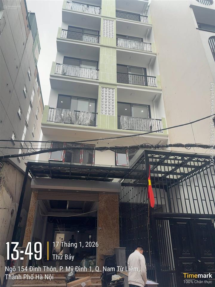 Bán tòa 8 tầng ccmn phố đình thôn, dt 85m2. thiết kế 23 phòng, ô tô, thang máy giá 24 tỷ
