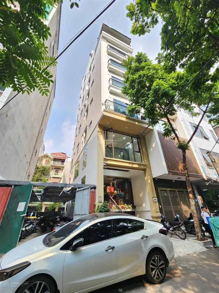 Bán tòa văn phòng khu phân lô ô tô tránh phố thiên hiền 65m x 9 tầng giá 30 tỷ