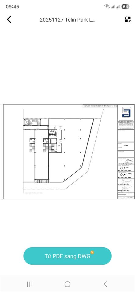 Cho thuê mặt bằng tầng 1 + 2 lô góc đẹp nhất dự án telin park diện tích sàn 800m2 giá cả thỏa thuận