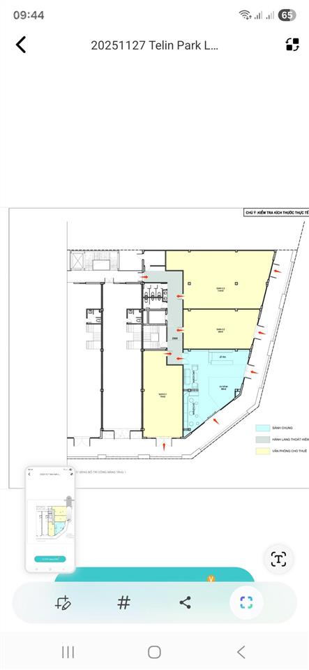 Cho thuê mặt bằng tầng 1 + 2 lô góc đẹp nhất dự án telin park diện tích sàn 800m2 giá cả thỏa thuận