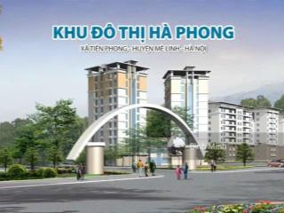 Bán biệt thự kđt hà phong, mê linh, 300m2, view hồ nước, sổ đỏ, sẵn nhà xây thô, sang tên ngay.