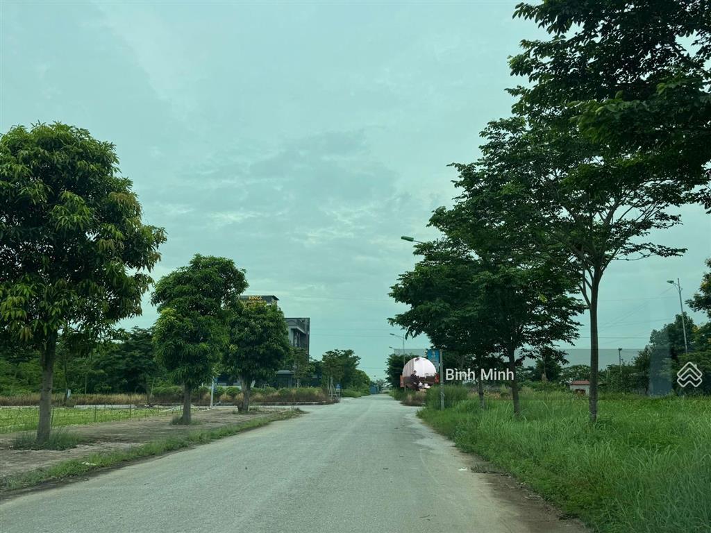 Bán nhanh lô đất lk dự án minh đức, mê linh, hà nội, 124.1m2, lô góc, công viên, sát pearl rivera