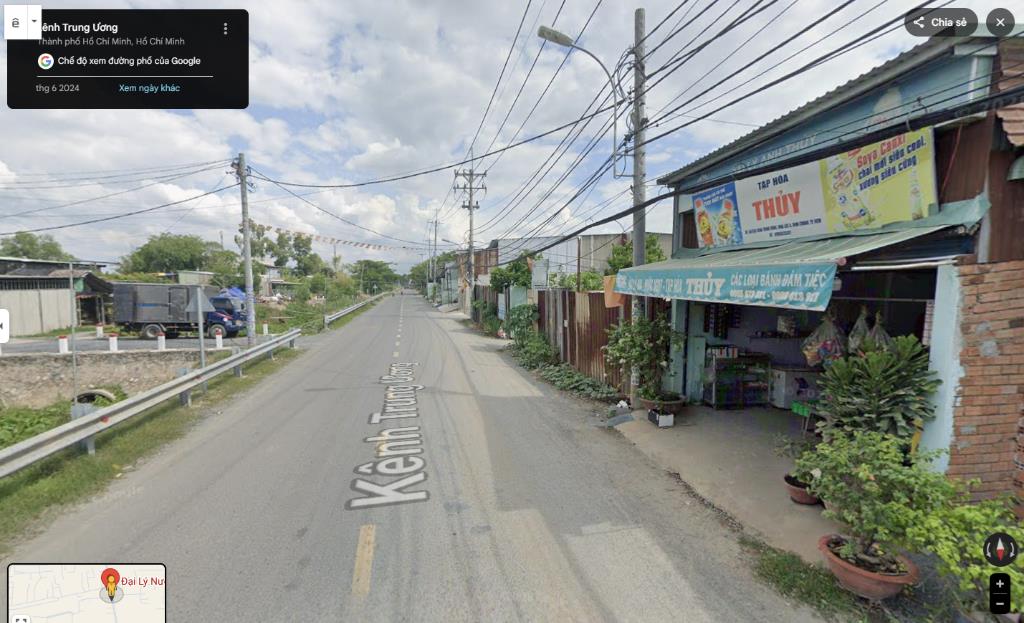 Bán Đất Vườn 1/ Kênh Trung Ương Vĩnh Lộc 1700m2 Giá Chỉ 3tr/m2