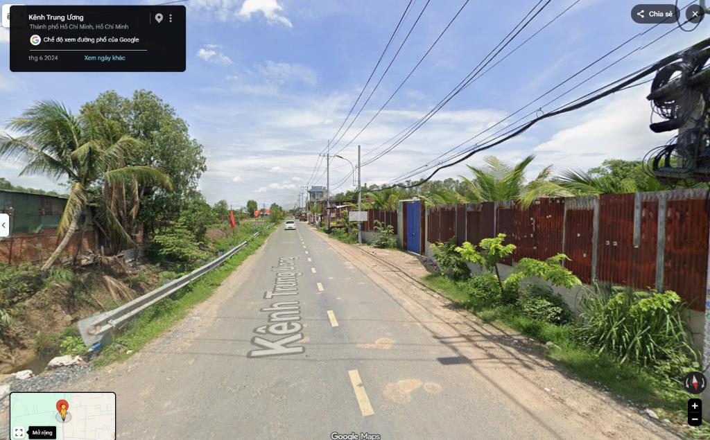 Bán Đất Mặt Tiền Giá Tốt Kênh Trung Ương DT 1930m2 Giá 12.5 Tỷ