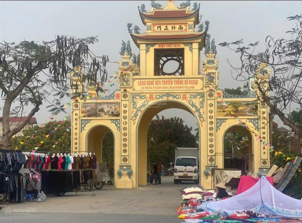 Bán đất đấu giá vũ ngoại, liên bạt, ứng hòa, 85.9m2, mt 5m, chỉ 30m ra đường 21b, giá 45tr/m2