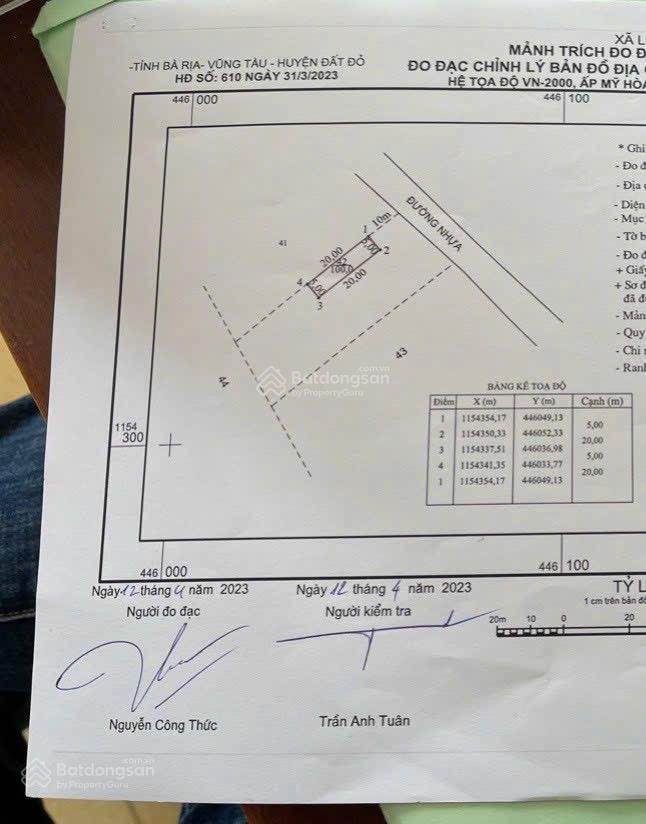 Lô đất siêu đẹp cách biển chỉ 5km có sẵn tường rào kiên cố