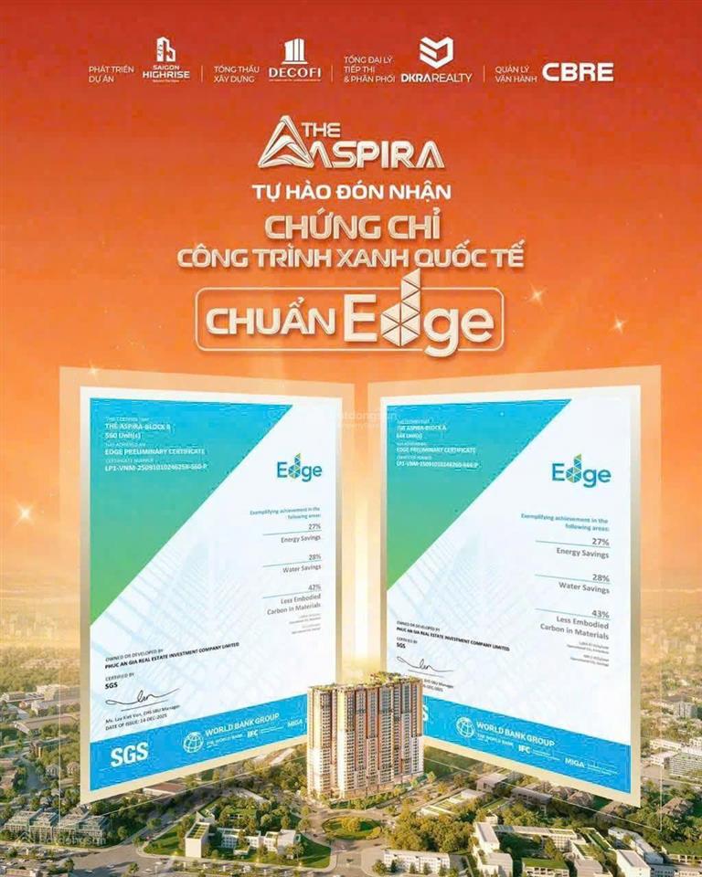 Căn hộ smarthome chuẩn sống xanh edge, chỉ 20% vốn đến nhận sổ, ngay ga metro, quản lý bởi cbre.