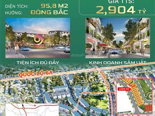 Bán liền kề 9 downtown lương sơn vị trí cực đẹp giá nhỉnh 2 tỷ