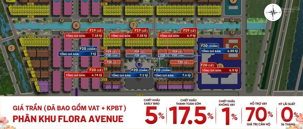 Bán bt hiện trạng đất nền giãn xây hiếm hoi tại flora avenue sun urban city hà nam