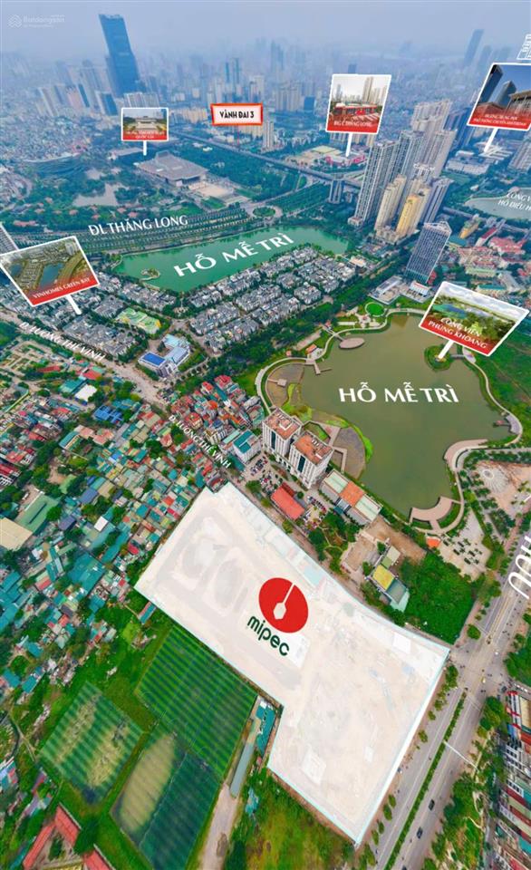 Chung cư mipec tố hữu giá dự kiến 112tr/m2 view hồ phùng khoang, full nội thất cao cấp