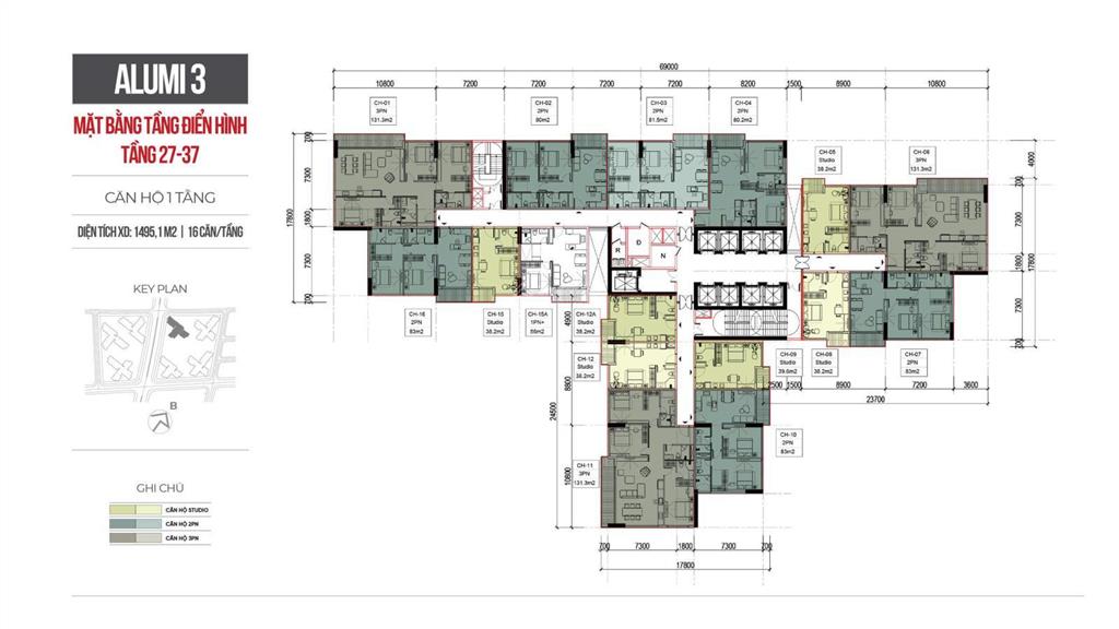 Căn 2pn giá tốt dự án aluvia khoáng nóng tự nhiên, view cực thoáng giá nhỉnh 5 tỷ