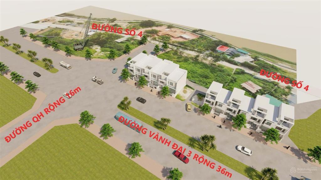 Lô hiếm ngang 8m, 2 mặt tiền đường vành đai 3 nha trang rộng 36m. 147m2 full thổ xây dựng dự do