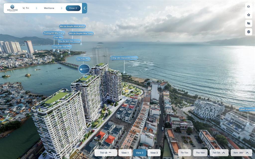 Giỏ hàng căn hộ biển sở hữu lâu dài. the welltone luxury residence nha trang, chỉ từ 100t/m2