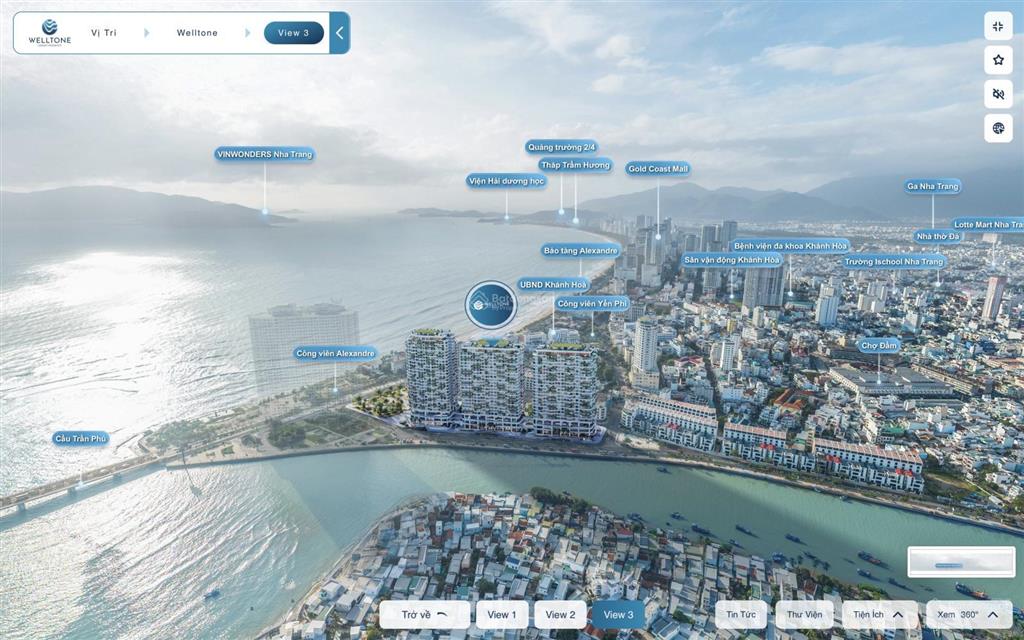 Giỏ hàng căn hộ biển sở hữu lâu dài. the welltone luxury residence nha trang, chỉ từ 100t/m2