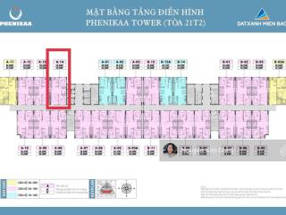 Cắt lỗ 200triệu trên giá cđt căn 2pn1vs 56,9m2 chung cư phenikaa hoà lạc