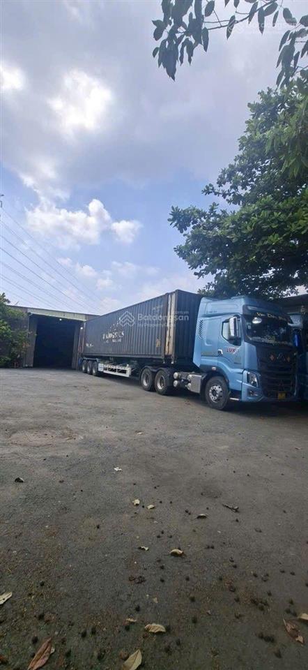 Cho thuê xưởng an phú đông q12. đất 1000m, xây dựng 400m xe container