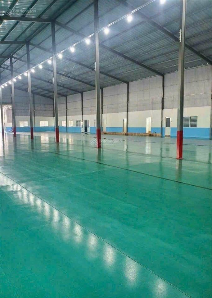 Cho thuê nhà xưởng 1950m thuận an bình dương. nền epoxy