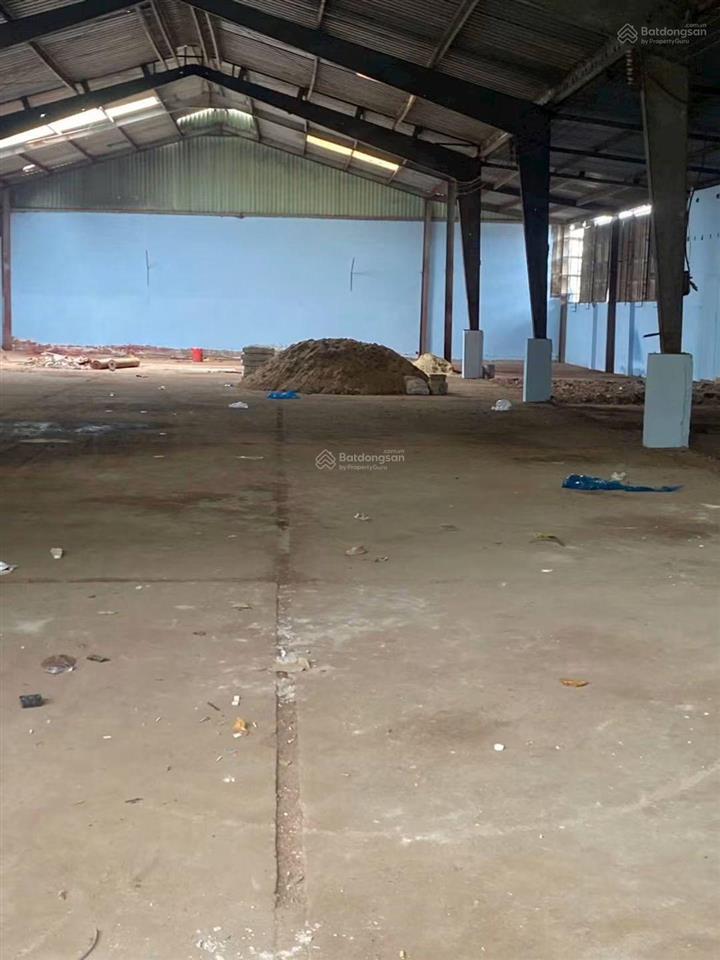 Cho thuê nhà xưởng 1000m2 lê văn khương q12. giá 70tr xe container