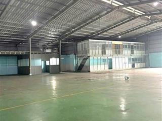 Cho thuê nhà xưởng 1300m quận 12. 70tr nền epoxy gần ngã tư ga