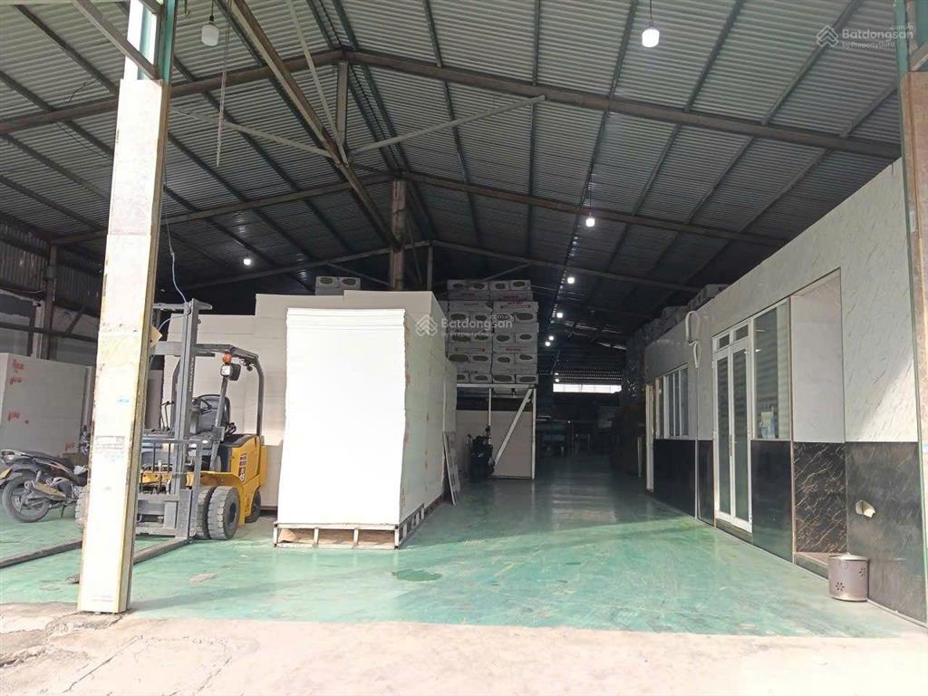 Cho thuê nhà xưởng 1200m thới an q12. xe container 85tr