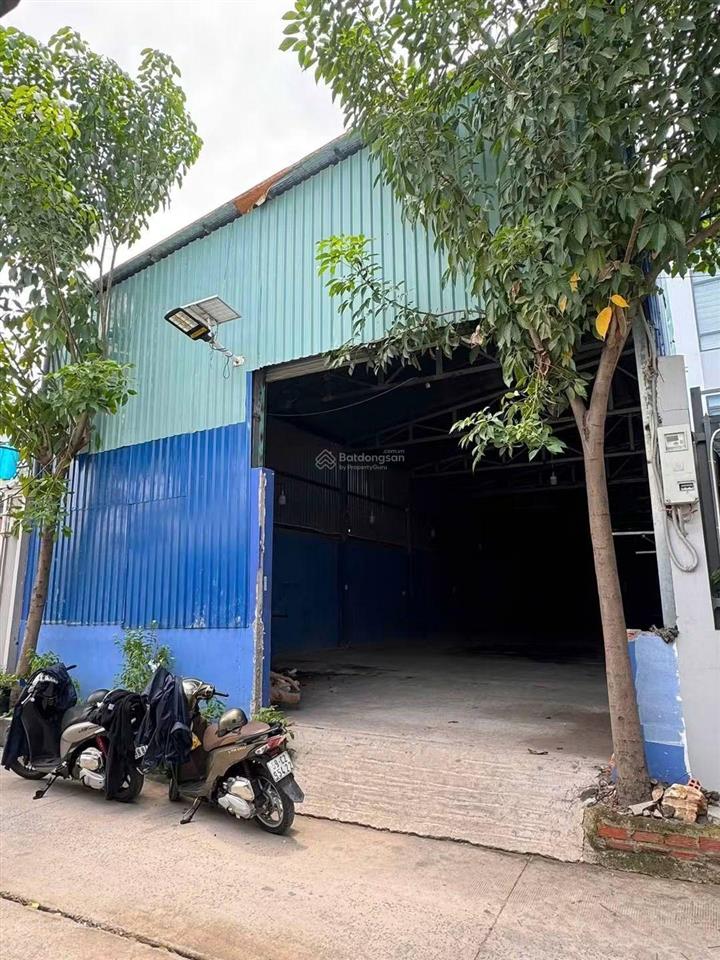 Cho thuê nhà xưởng thạnh xuân q12. dt 380m giá 17tr