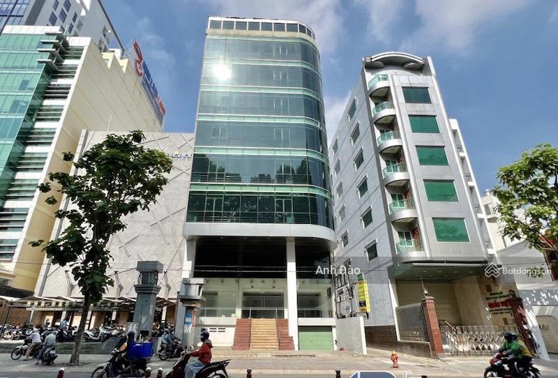 Cho thuê building mặt tiền cô giang q1 ngay trần hưng đạo  hầm 7 lầu giá tốt