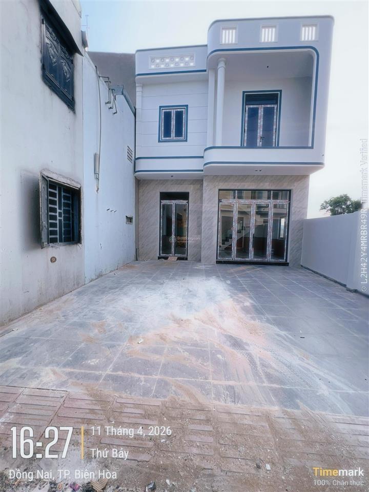 Bán nhà sổ riêng 88,1m2 sân đậu 2xe bán tải phường hoá an