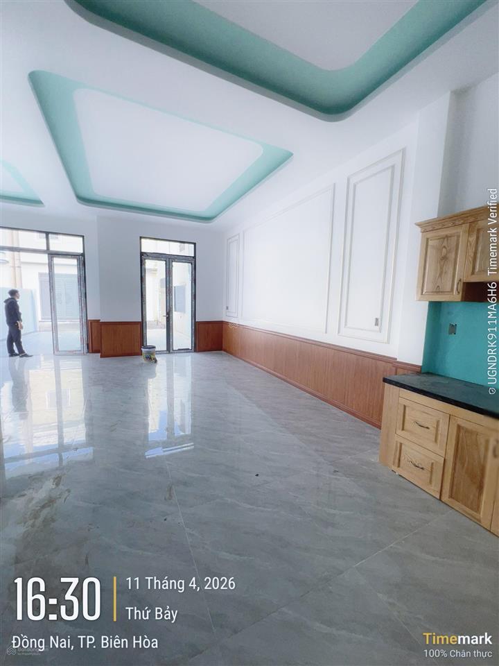 Bán nhà sổ riêng 88,1m2 sân đậu 2xe bán tải phường hoá an