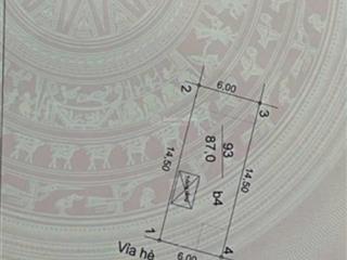 Bán nhà biệt thự 87m2, 20 tỷ tại thị trấn trâu quỳ, huyện gia lâm, hà nội