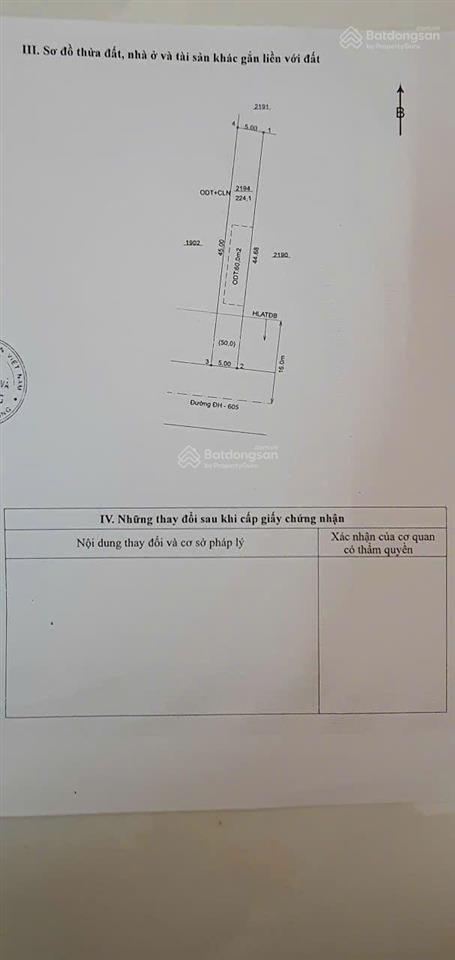 Mặt tiền đường dh604, gần hoa viên, thuận tiện kinh doanh nhiều ngành hàng và để ở