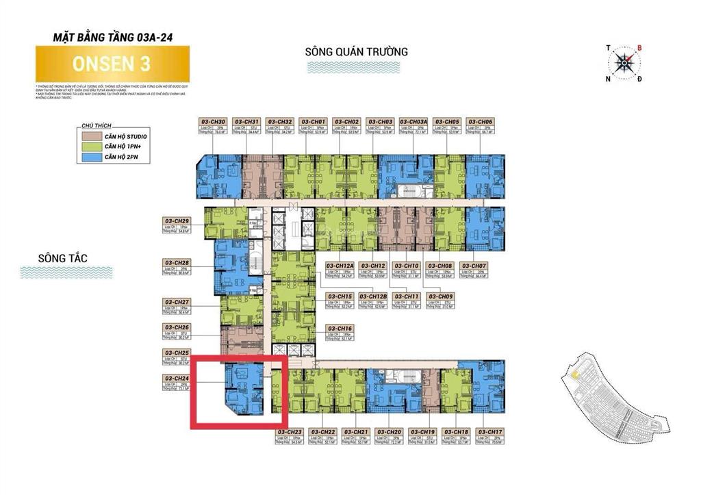 Onsen 03 siêu hot căn góc 02 ngủ (ngoại giao) siêu rẻ chỉ có 01 căn duy nhất