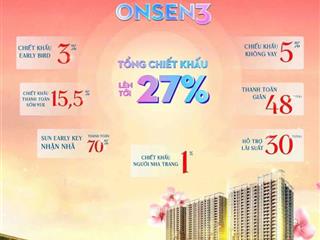 Onsen 03 siêu hot căn góc 02 ngủ (ngoại giao) siêu rẻ chỉ có 01 căn duy nhất