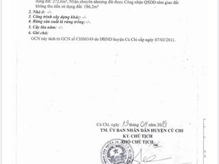 Chính chủ gửi bán mặt tiền bàu lách, xã phạm văn cội