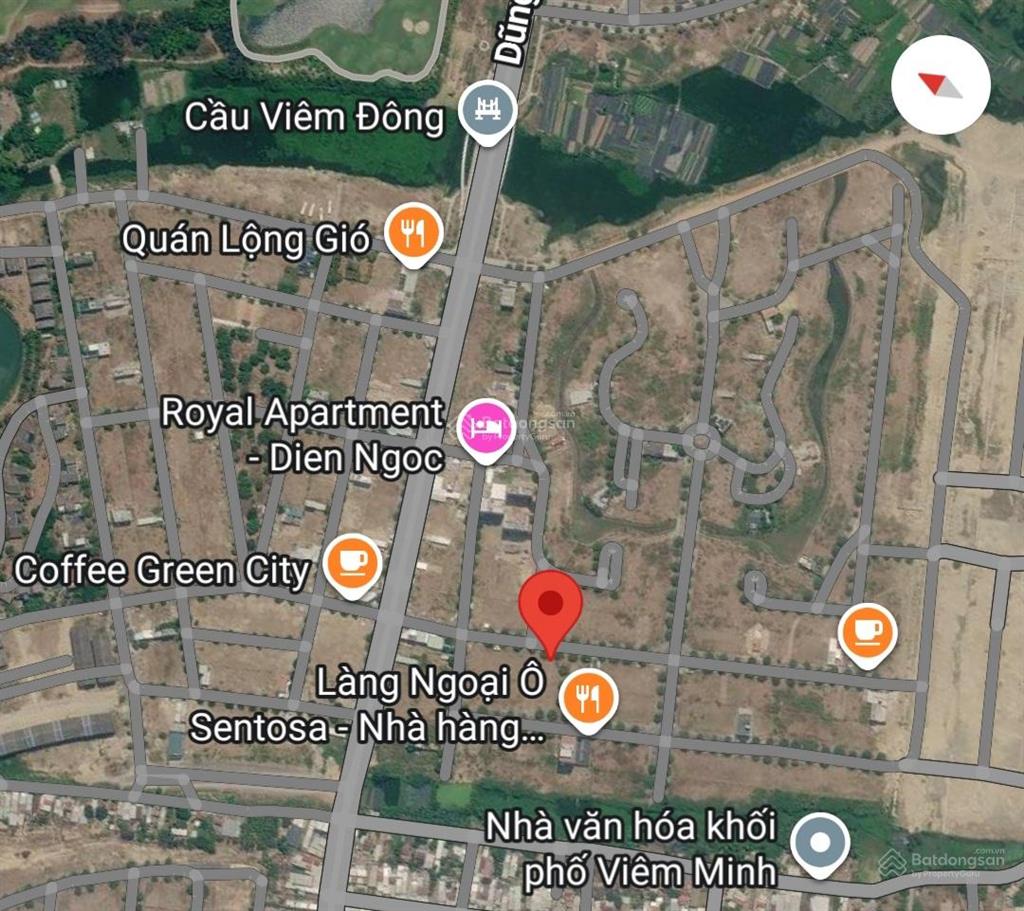 Bán 150m đất sentosa trục chính khu sentosa