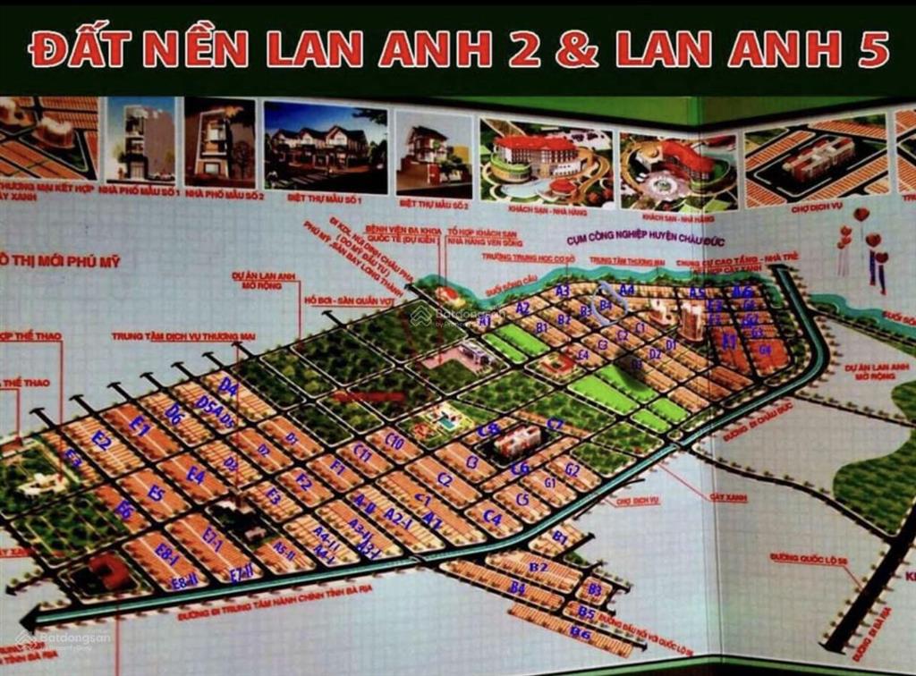 Đầu tư đất nền bà rịa đón sóng sân bay long thành 100m2 full thổ cư sổ hồng riêng giá rẻ 10tr/m2
