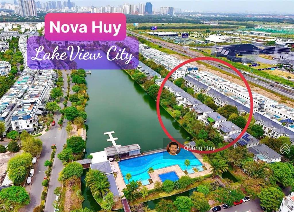 Mustsee villa vườn hoàn thiện, kế hồ 3ha lakeview city chỉ 25 tỷ all in  từ nova huy