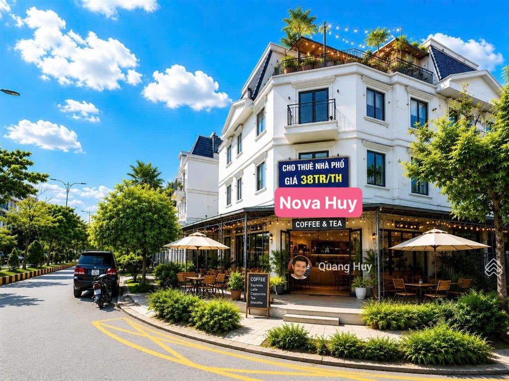 Mới! nhà phố góc 9x20m trực diện hồ 3,6ha lakeview hoàn thiện đẹp đường 25m chỉ 38tr/th