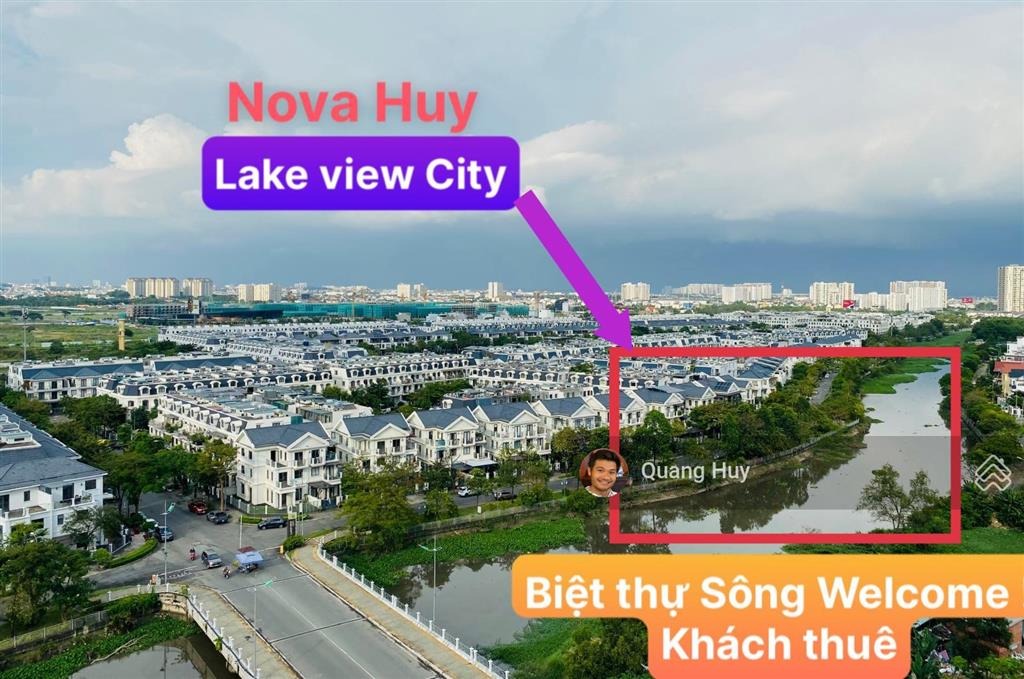 Cho thuê biệt thự sông lakeview city ~ trệt 2 lầu 4pn, thoáng mát chỉ 28tr/tháng vào ở liền