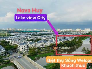 Cho thuê biệt thự sông lakeview city ~ trệt 2 lầu 4pn, thoáng mát chỉ 28tr/tháng vào ở liền