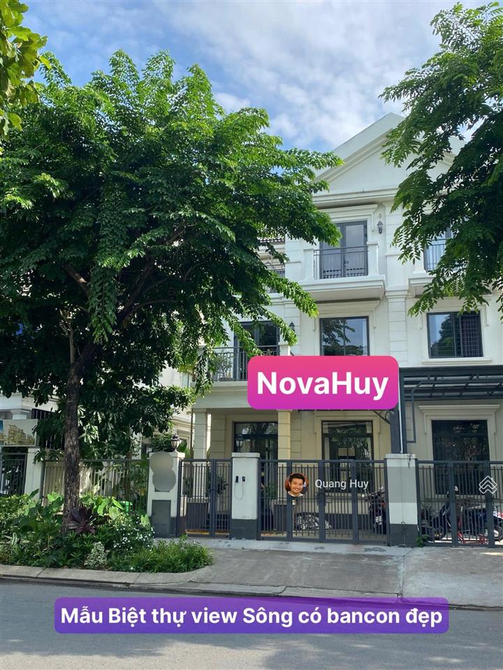 Bán biệt thự hưởng thụ mặt sông lakeview city trệt 2 lầu 4pn, thoáng mát, 8x20m giá tốt đẹp