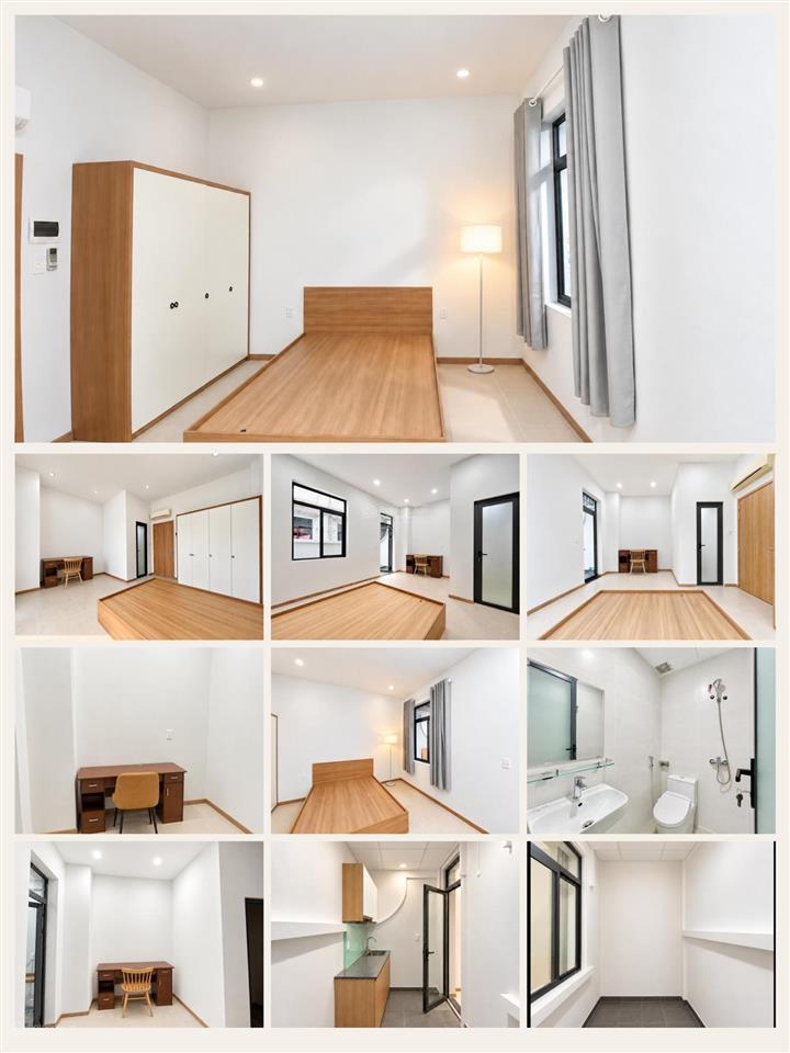Cho thuê chdv mới hoàn thiện ~25m2 khép kín đủ nội thất, gần hồ lakeview city chỉ 7triệu/th