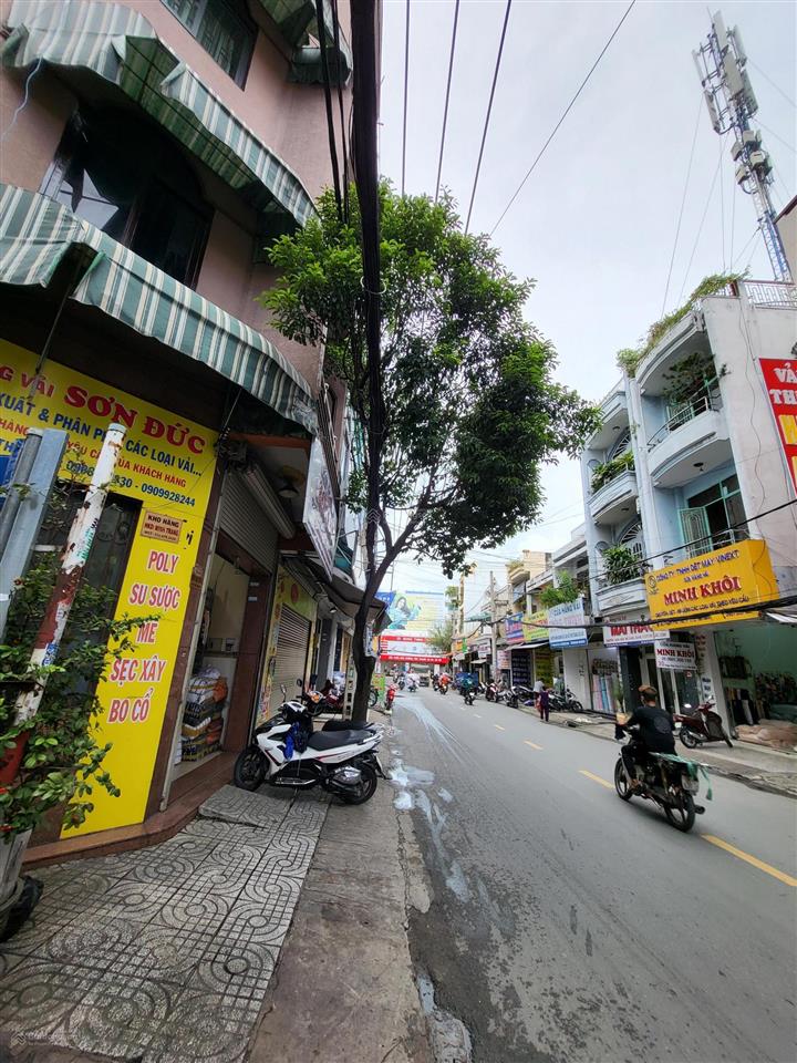 Cho thuê mặt bằng trệt góc 2mt mtkd phạm phú thứ chợ vải tân bình