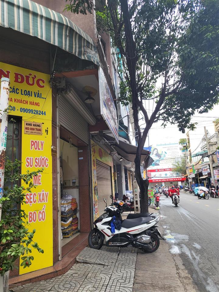 Cho thuê mặt bằng trệt góc 2mt mtkd phạm phú thứ chợ vải tân bình