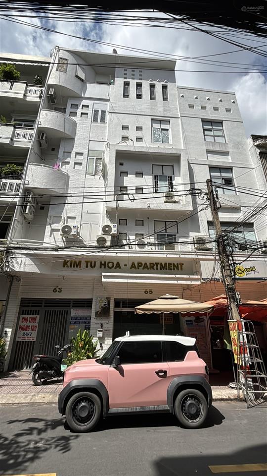 Bán tòa chdv mtkd bàu cát 7 quận tân bình, 12mx18m, 45 phòng chdv, dòng tiền thu nét về tay