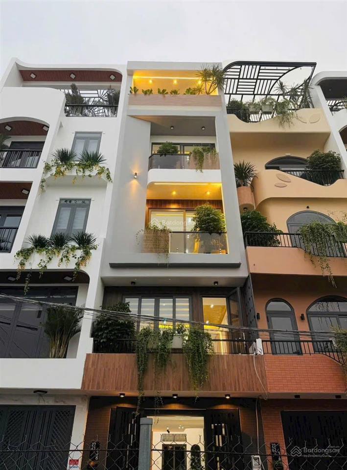 Nhà mới xây tx33 trệt lửng 3 lầu 4x15 hẻm thông ô tô