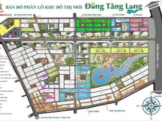 Bán đất đông tăng long 100m2 đường 16m đối diện shophouse khu buôn bán sầm uất