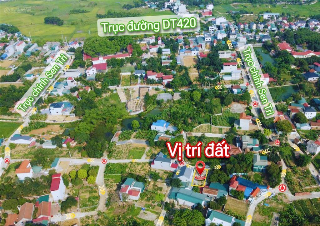 Chính chủ gửi bán 189m2 mặt tiền 10m đường thông sau lưng ubnd xã hạ bằng