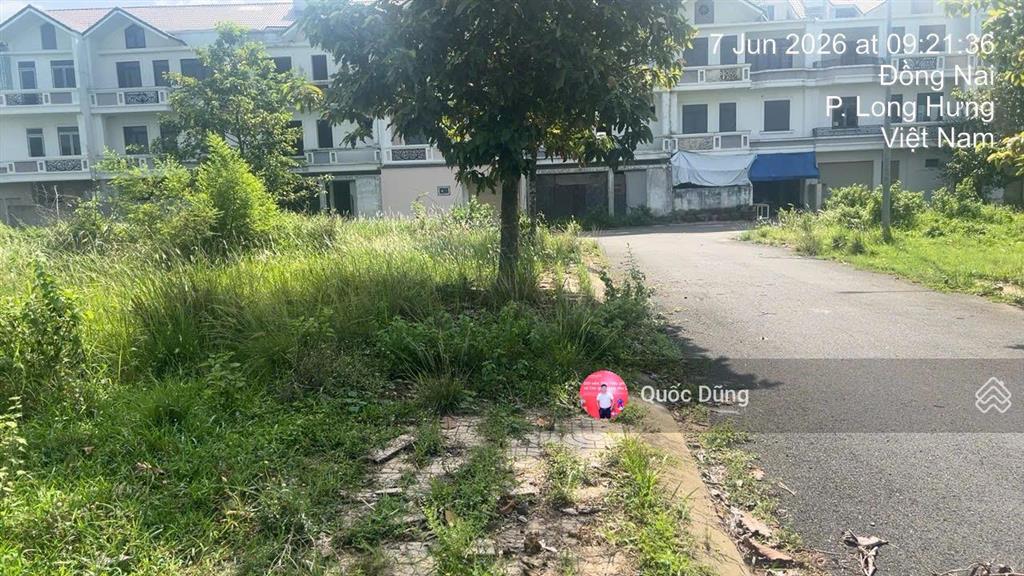 Cần bán lô đất (5m x 20m) rd1626 đường thông, hướng đông nam, tại khu 5 kđt long hưng giá 2,55 tỷ