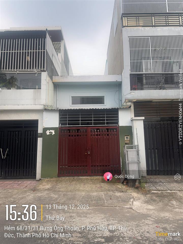 Bán đất tặng nhà cấp 4 hẻm 68 bưng ông thoàn, d/a diamond town dt 4x16,6m (66m2) đường 10m giá 6tỷ